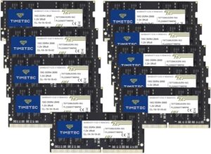 "Upgrade your MacBook or iMac with the Timetec 78AP16NUSL1R8-4G SODIMM memory module, offering 4GB DDR3 PC3 12800 1600MHz performance and compatibility with Apple devices like Late 2013 Core i5/i7 iMacs."