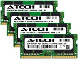 Maximize your iMac's performance with the A-Tech 128GB RAM Kit, featuring 4x 32GB DDR4 modules at 2666MHz. Upgrade your memory for seamless multitasking and increased productivity.