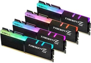 Upgrade your desktop's memory with G.SKILL Trident Z RGB Series, featuring 128GB of DDR4 RAM, 3200MT/s speed and CL16-18 timings. Perfect for heavy users!