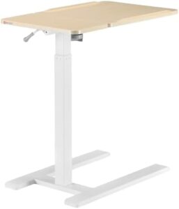 Here is the optimized SEO meta description:

"Elevate your bedside experience with SIHOO D01's adjustable tilt desk, featuring movable wheels and a compact design perfect for small spaces. Perfect for gaming or working in bed."