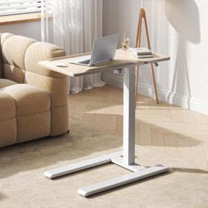 Here is the optimized SEO meta description:

"Elevate your bedside experience with SIHOO D01's adjustable tilt desk, featuring movable wheels and a compact design perfect for small spaces. Perfect for gaming or working in bed."