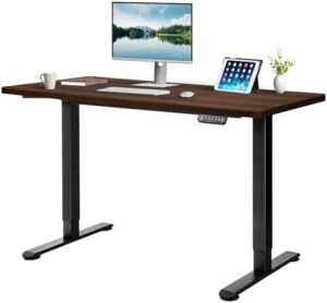 Elevate your workspace with the LEVEDE Electric Standing Desk, featuring 4 height memory settings and a telescopic frame. Perfect for home offices or deskspace optimization.
