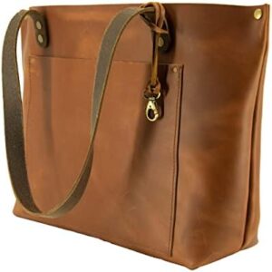 Here is the generated SEO meta description:

"Elevate your work style with ENVOY's Large Leather Tote Bag, featuring ample storage for laptops, books and more. Perfect shoulder bag for women on-the-go."